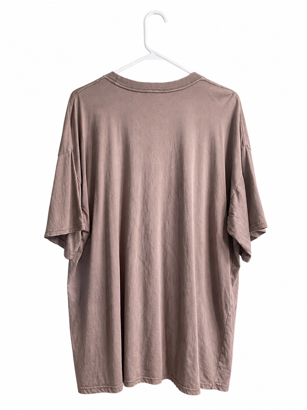 Easel Mineral Wash Oversized Peace T- Shirt, Size M (Fits up to XXL) - Picture 2 of 4